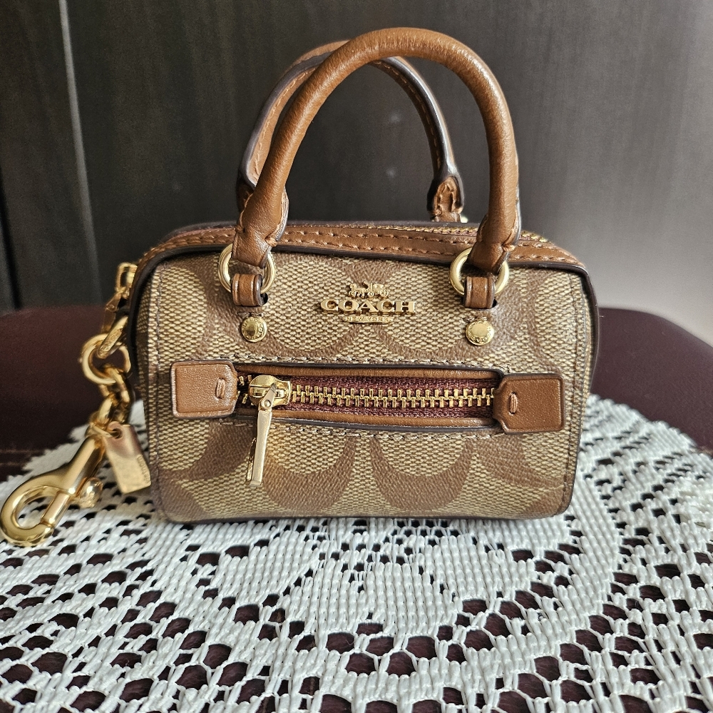 Coach Brown Bag Charm
